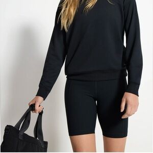 MONDETTA - THE ACTIVE RIBBED GRS Certified Nylon, Black Bike Shorts